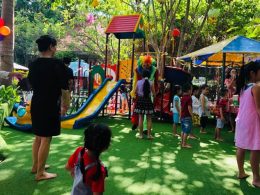 quán cafe có khu vui chơi cho bé ở Nha Trang