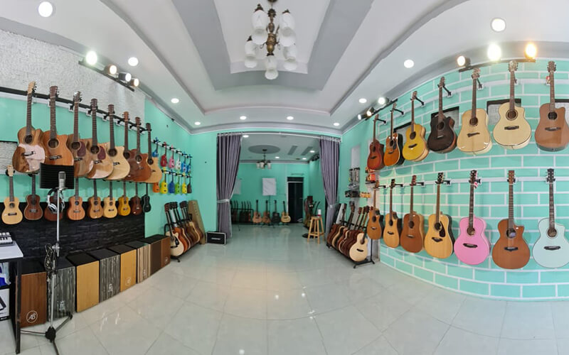 Trung tâm âm nhạc Mimosa - nhạc cụ ở Đà Lạt