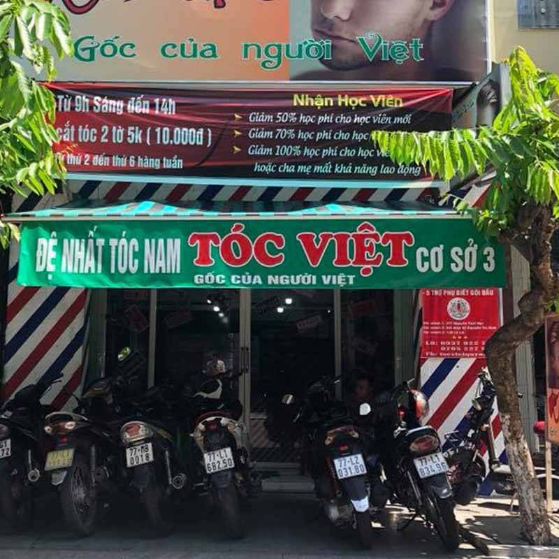 Tóc Việt Quy Nhơn- tiệm cắt tóc nam đẹp giá tốt