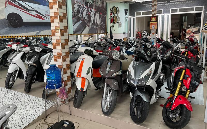 Cửa hàng mua bán xe máy cũ ở Bắc Ninh