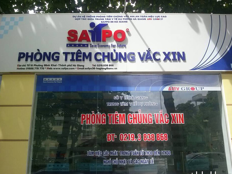 Safpo - Trung tâm tiêm chủng ở thành phố Bắc Giang